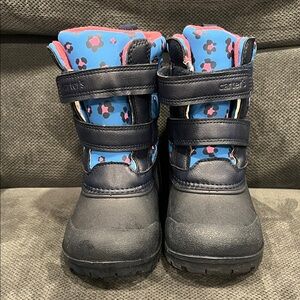 Carter's Floral Blue and Pink Kids' Boots